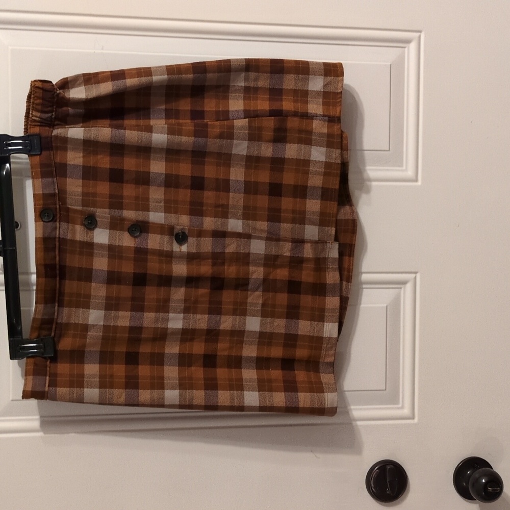 so full girls size 17 plaid mini